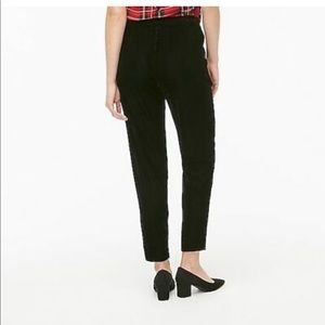 J. Crew Drapey Velvet Jamie Pant size 8, NWT